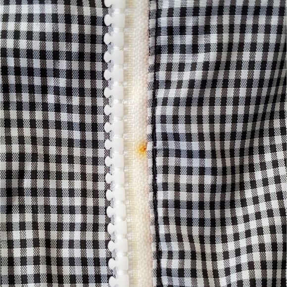 🔺️Izod PerformX Black & White Checkered Windbreaker Jacket Small - Picture 15 of 15